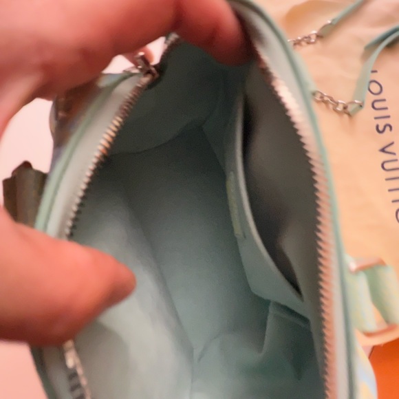 Louis Vuitton NWT BANDOULIÈRE stardust blue green empriente SPEEDY 20 - Picture 6 of 12